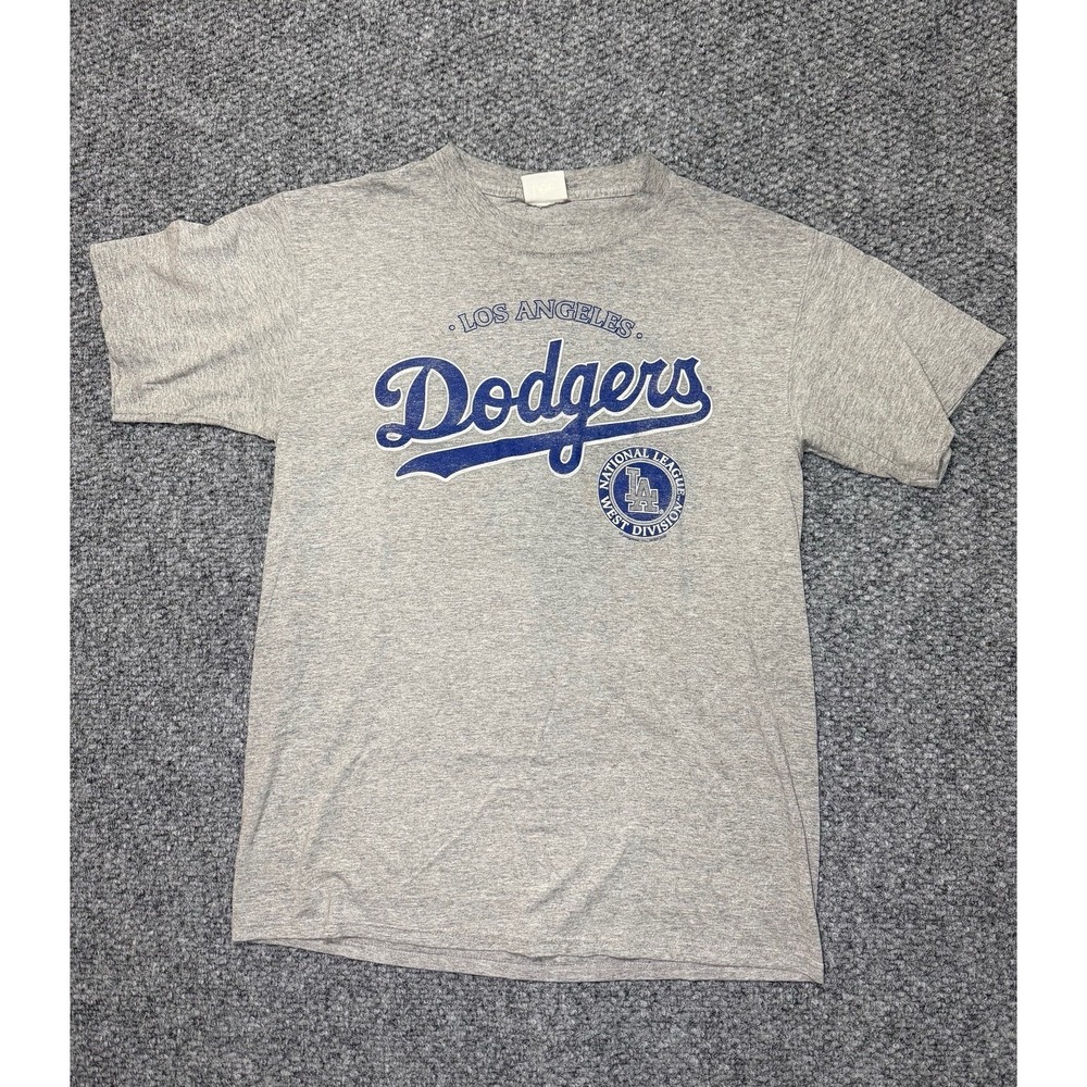 Lee Sport Los Angeles Dodgers Gray Blue Shirt Major‎ League Baseball MLB Large